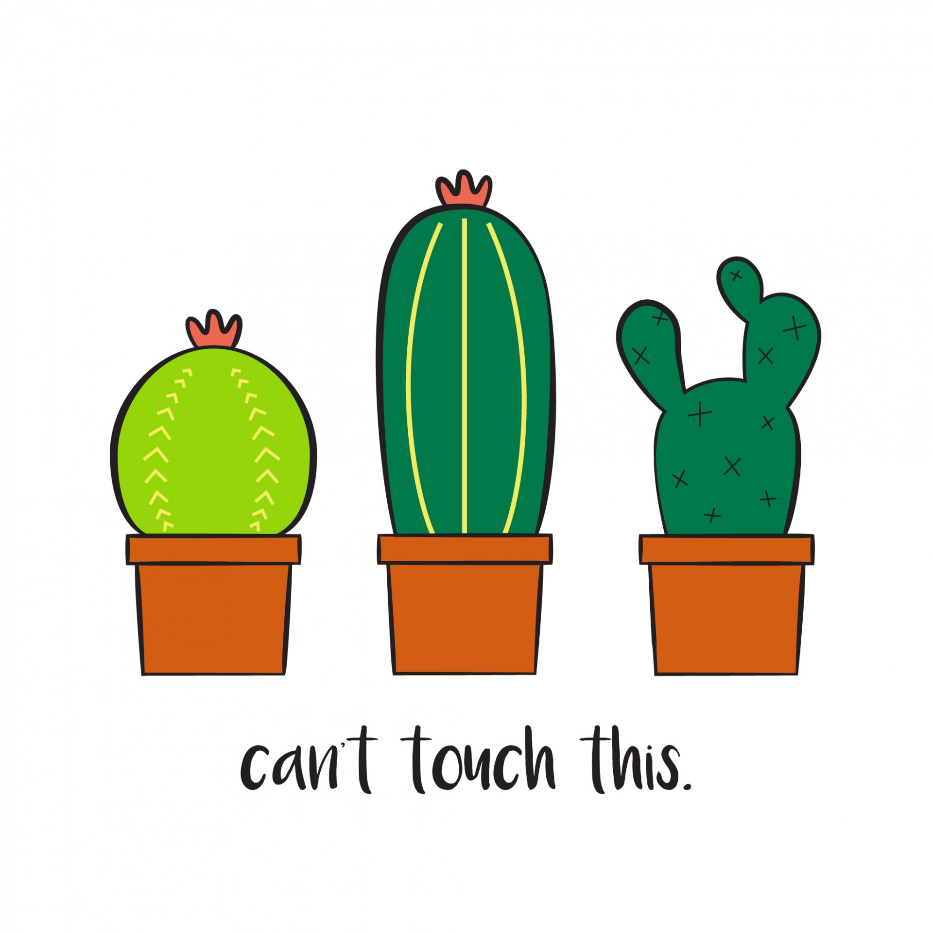 Animované kaktusové rostliny