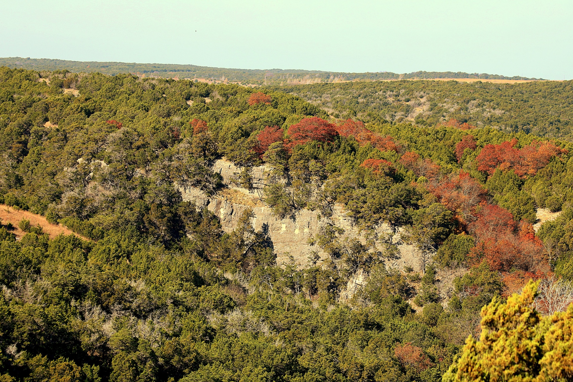 Arbuckle Mountains in Early Fall