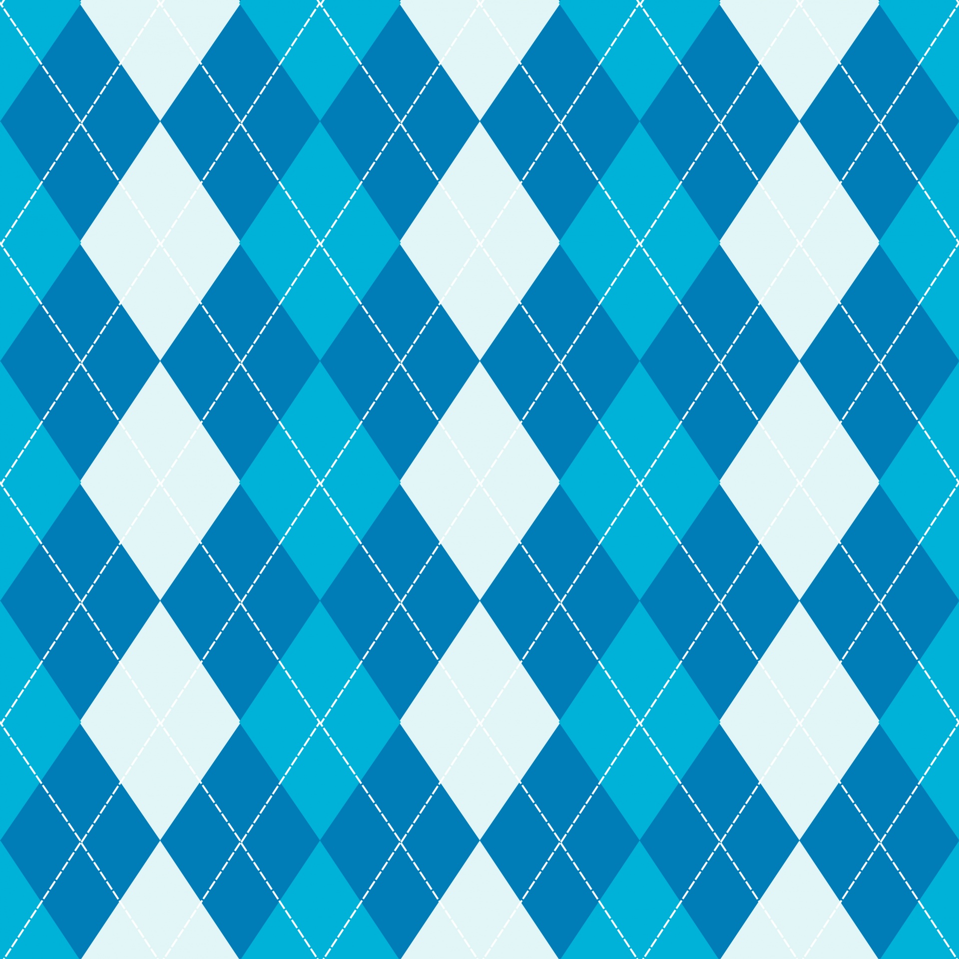 Argyle Pattern Blue, Hortelã