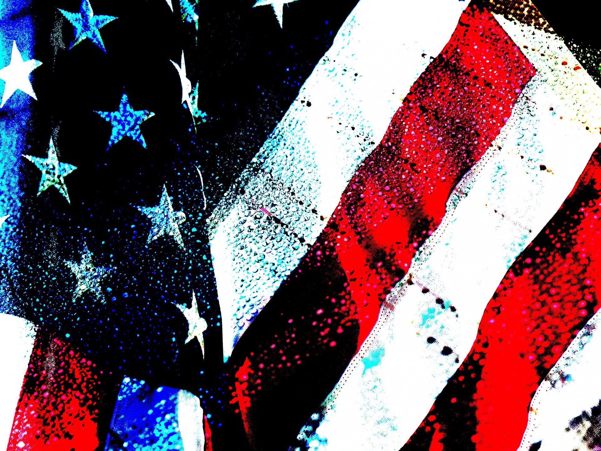 Umělecká americká vlajka