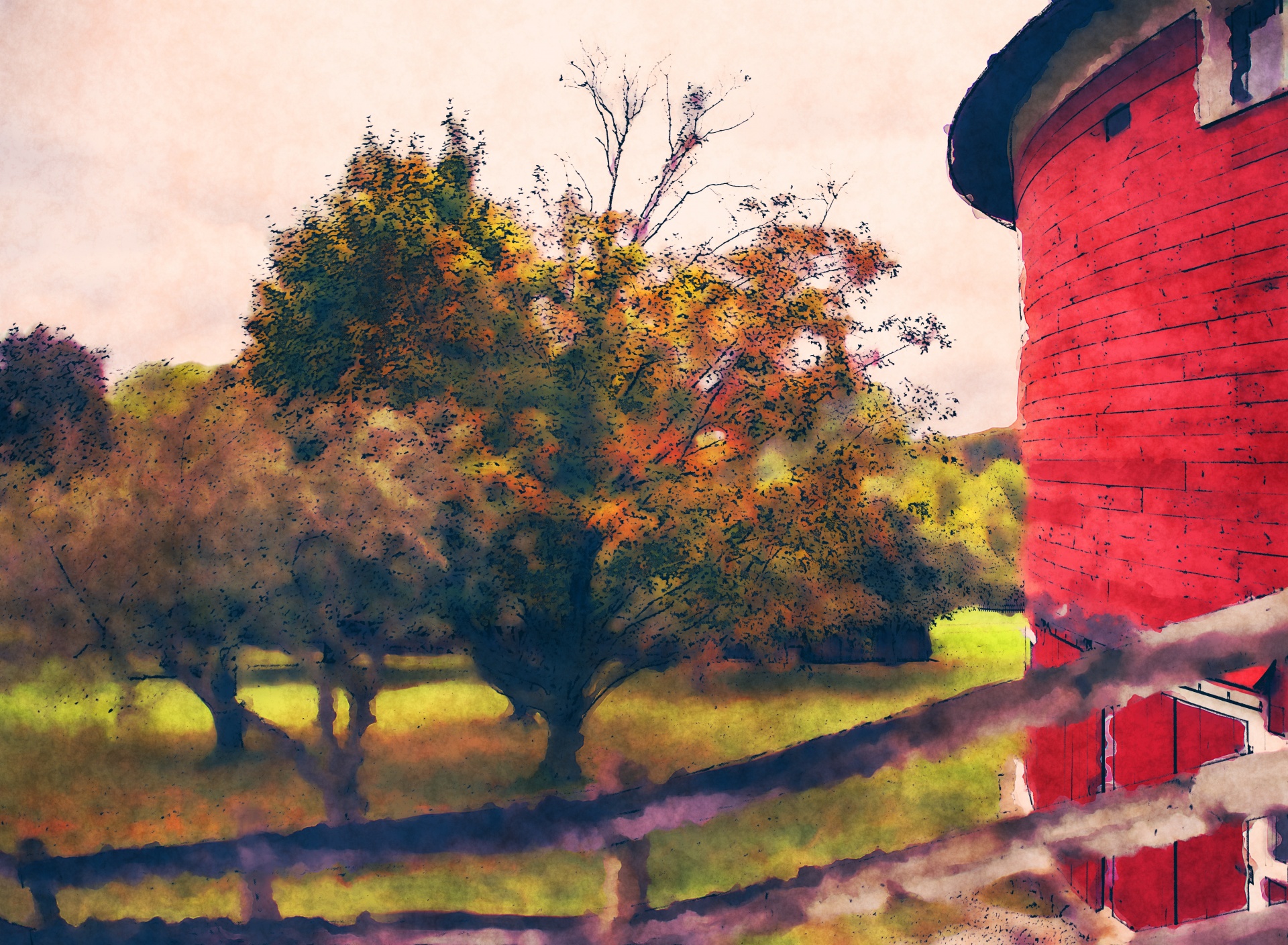 Podzimní stodola