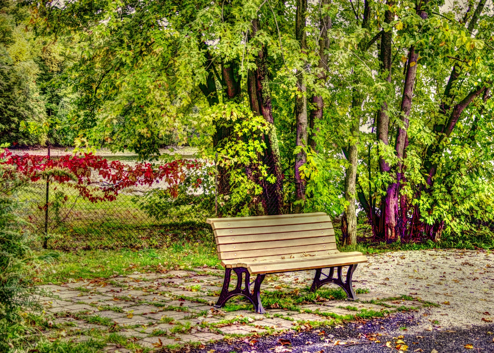 Podzimní lavice