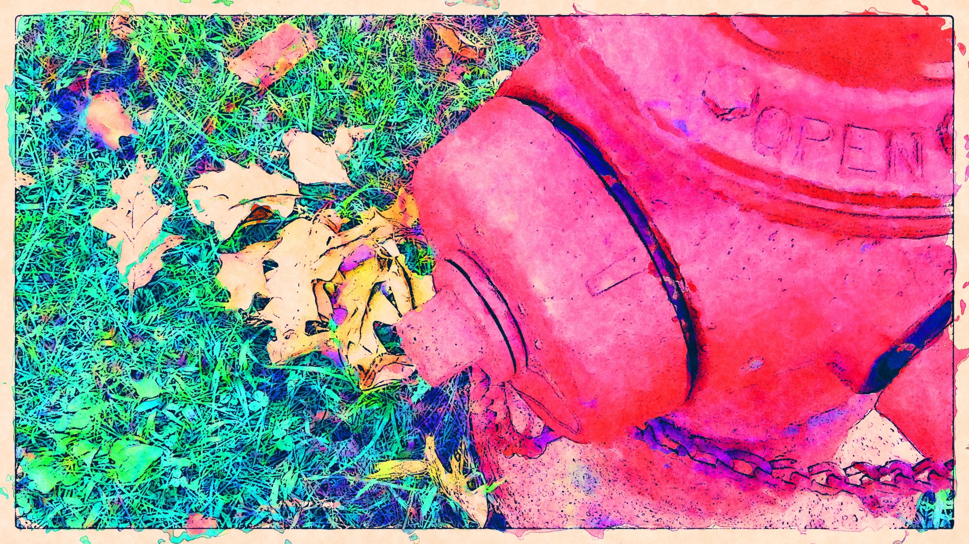 Podzimní požární hydrant