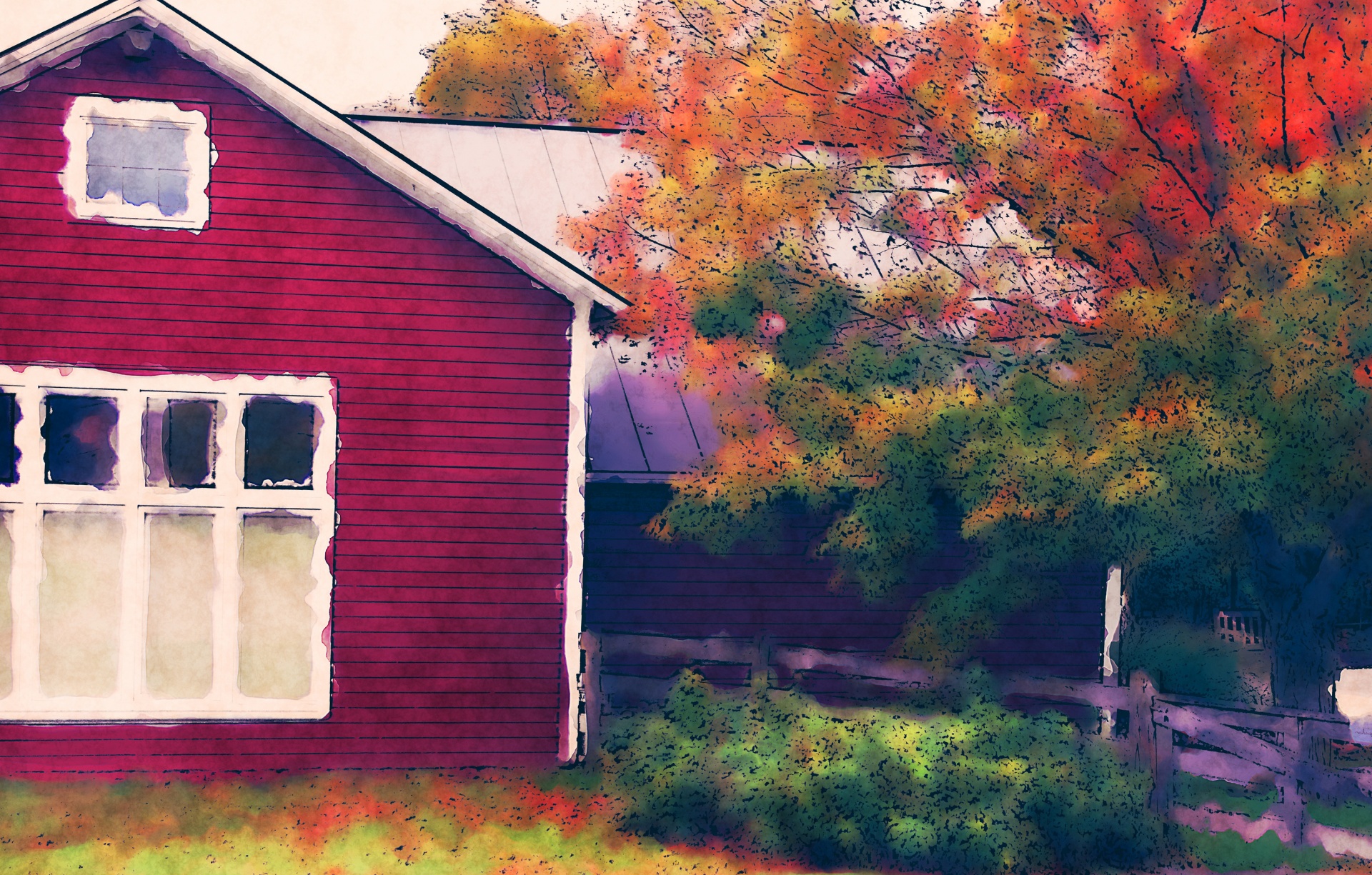 Casa de otoño