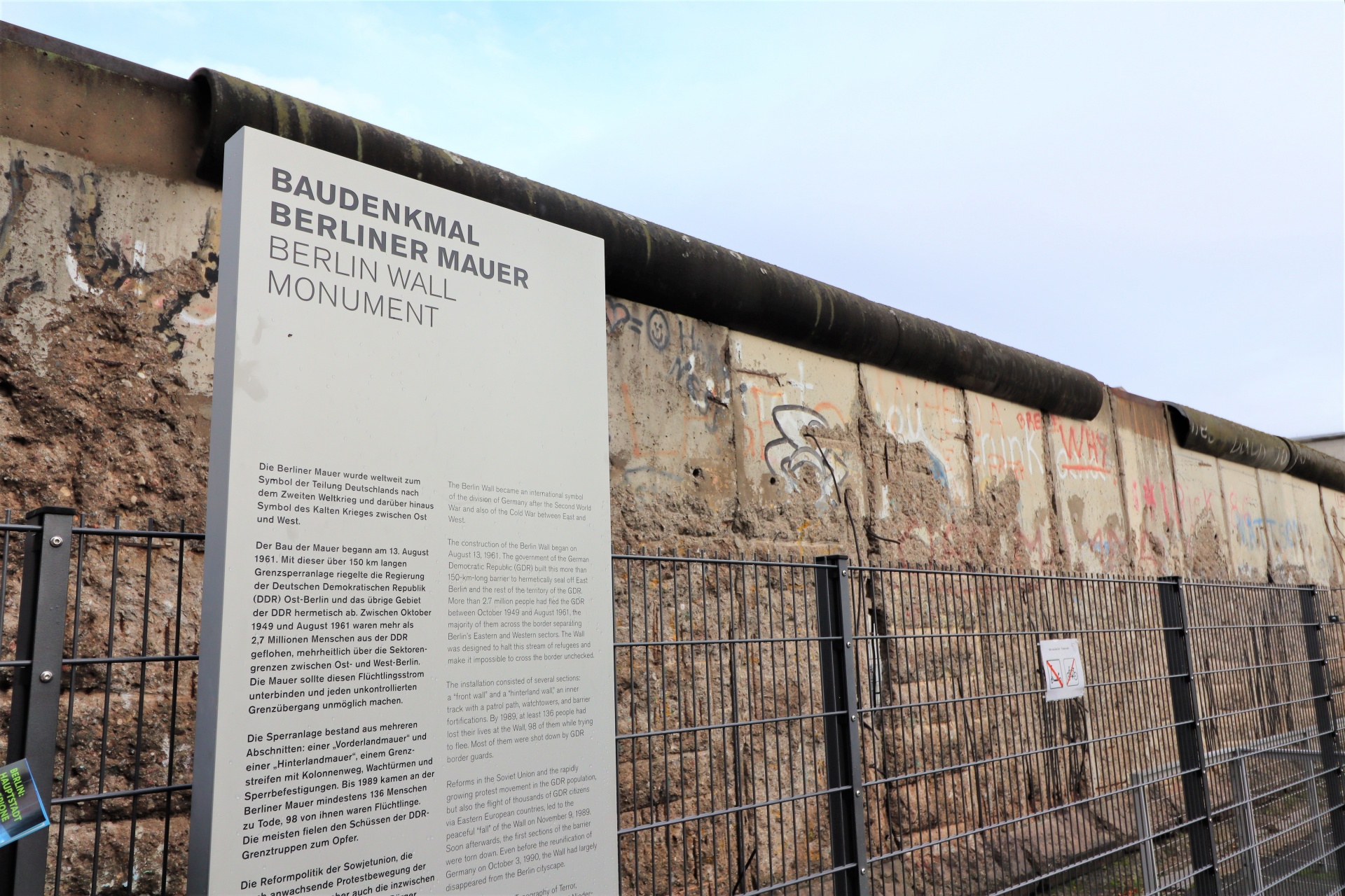 Baudenkmal berlínská zeď