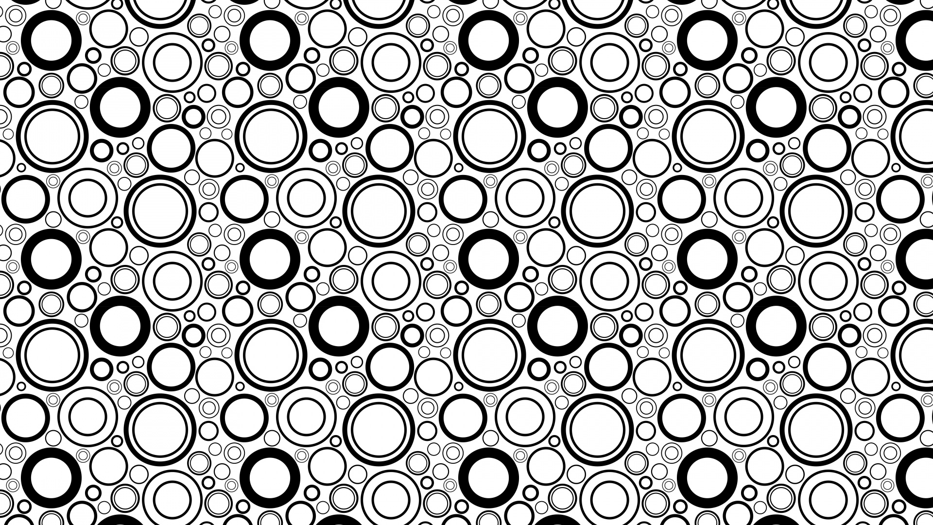 Patrón de círculo blanco negro