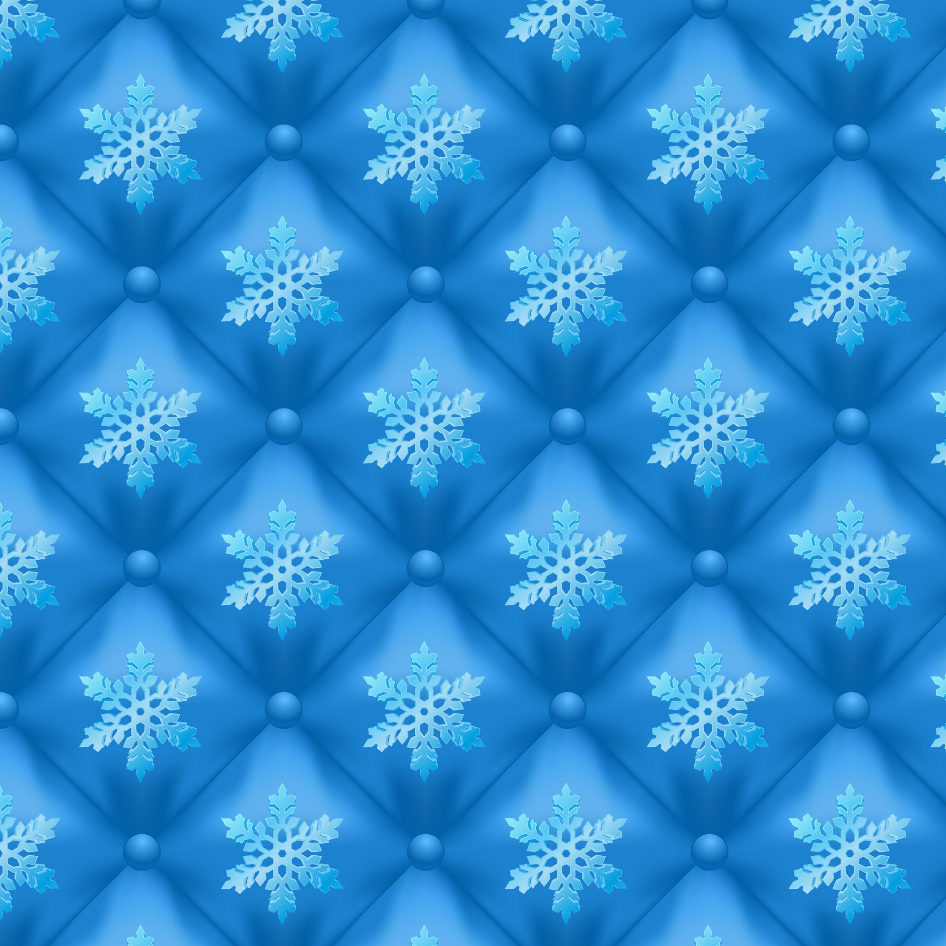 Blue Snowflake Paper