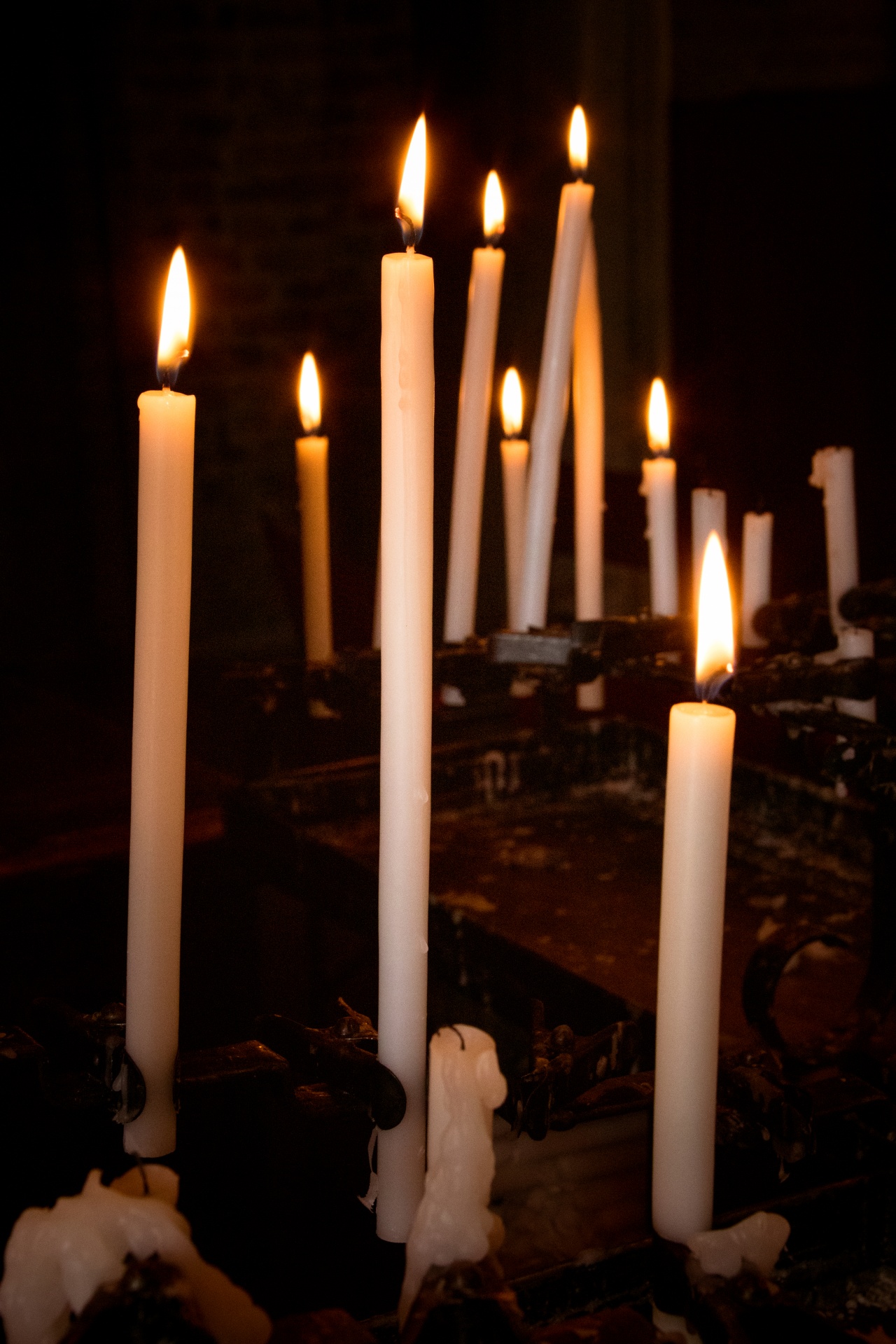 Hořící svíčky
