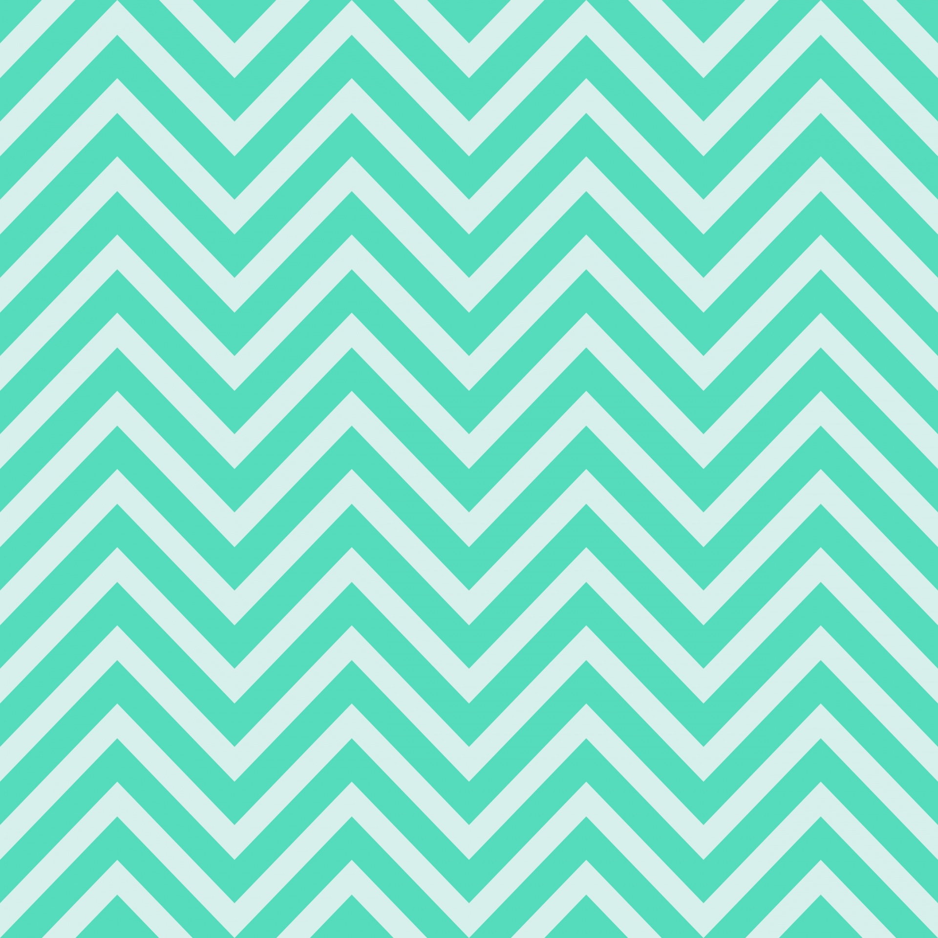 Chevrons Zigzag Pattern Green
