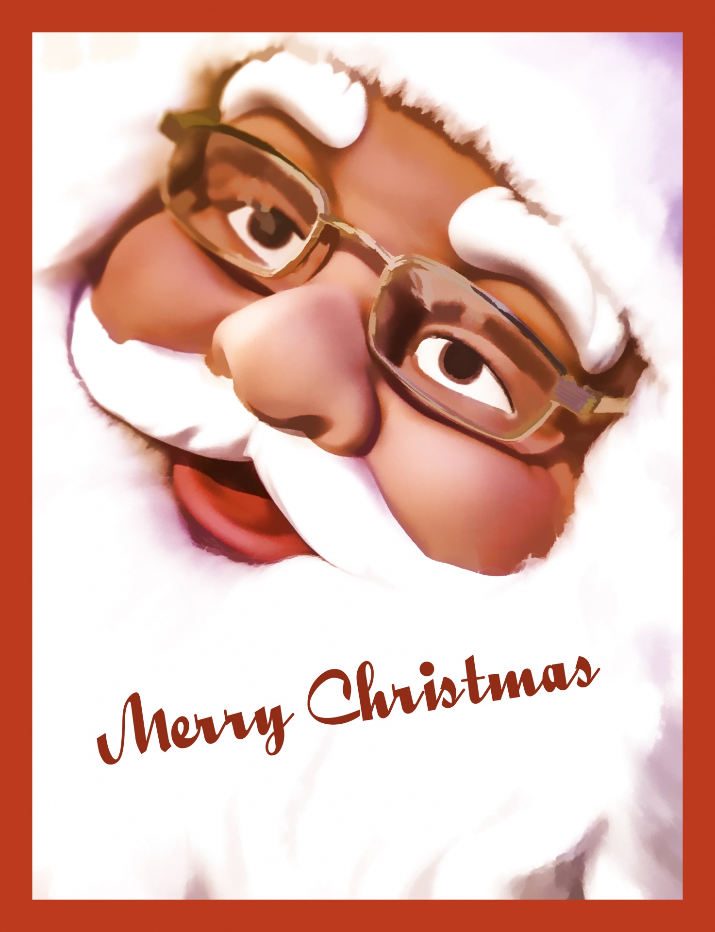 Cartão de Natal Papai Noel