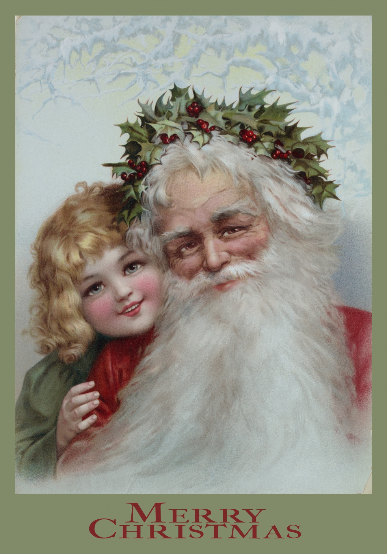 Christmas Santa Poster Remix