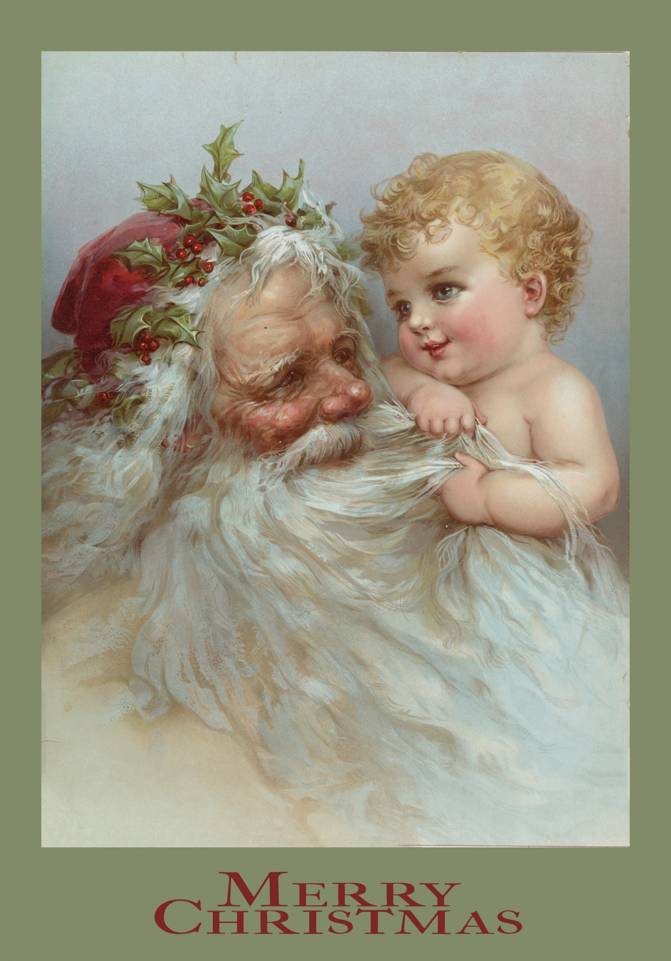 Vánoční Santa plakát Remix
