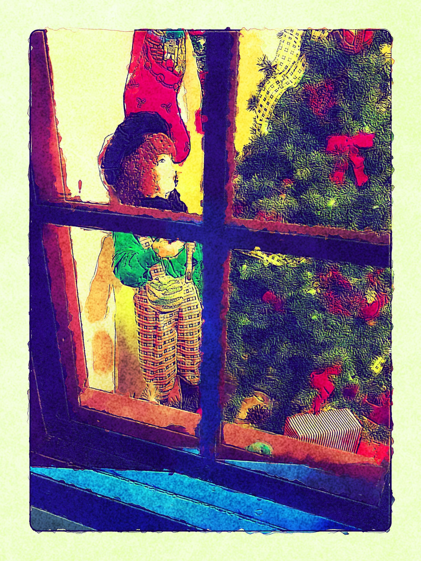 Vánoční okno 3