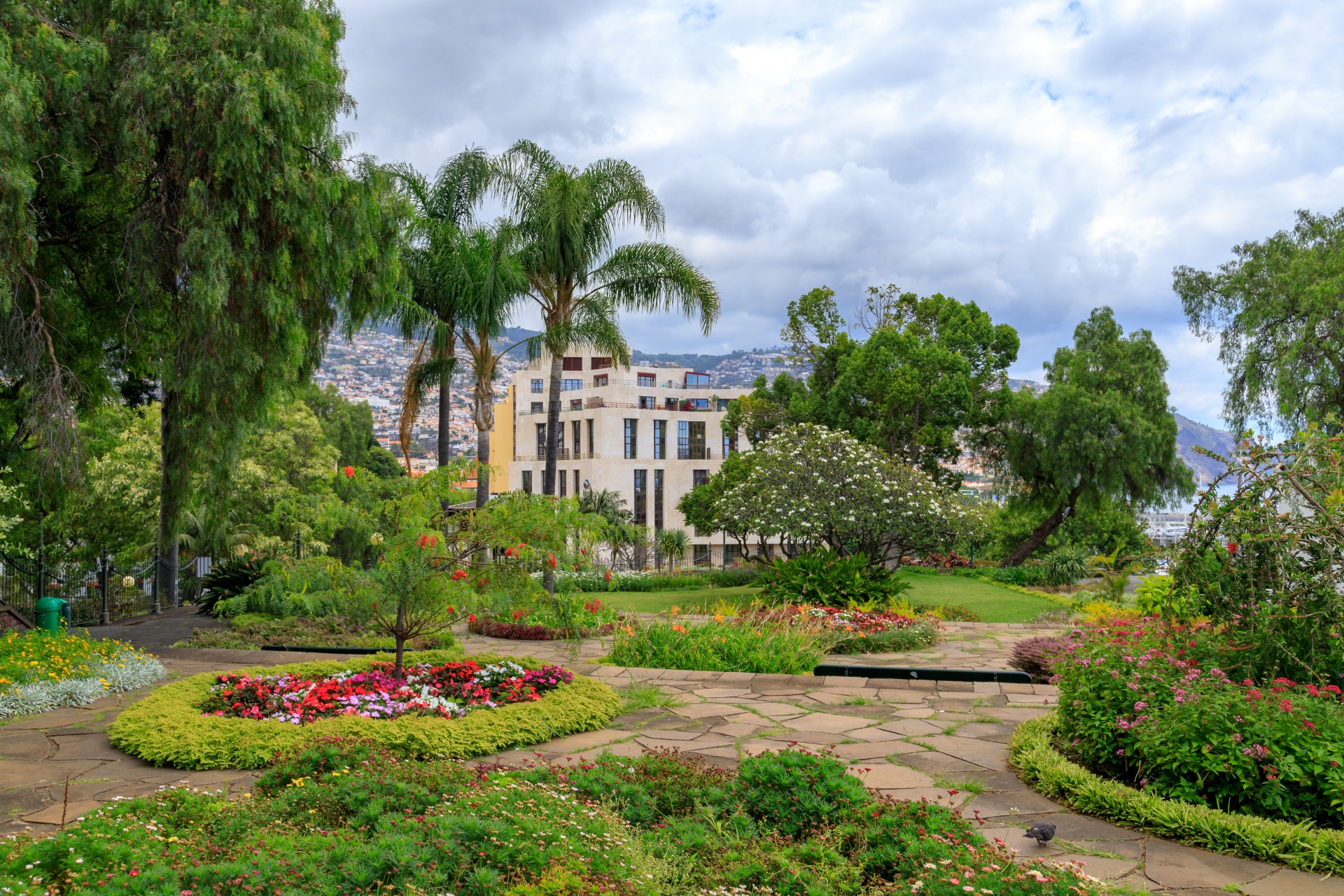 Jardim da cidade no Funchal