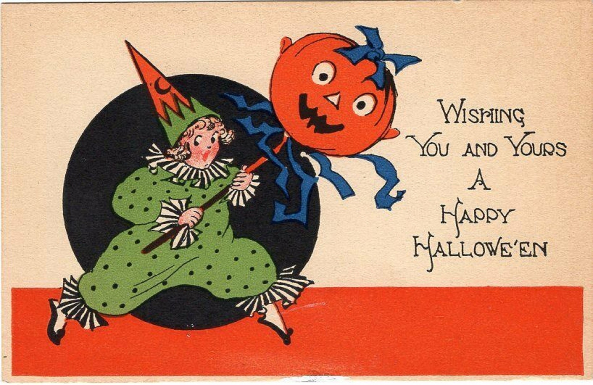 Clown Girl & Jack-o'-lantern