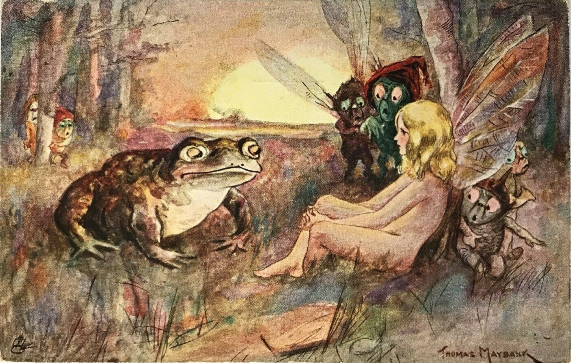 Fairy Frog Goblins Midsummer Dream