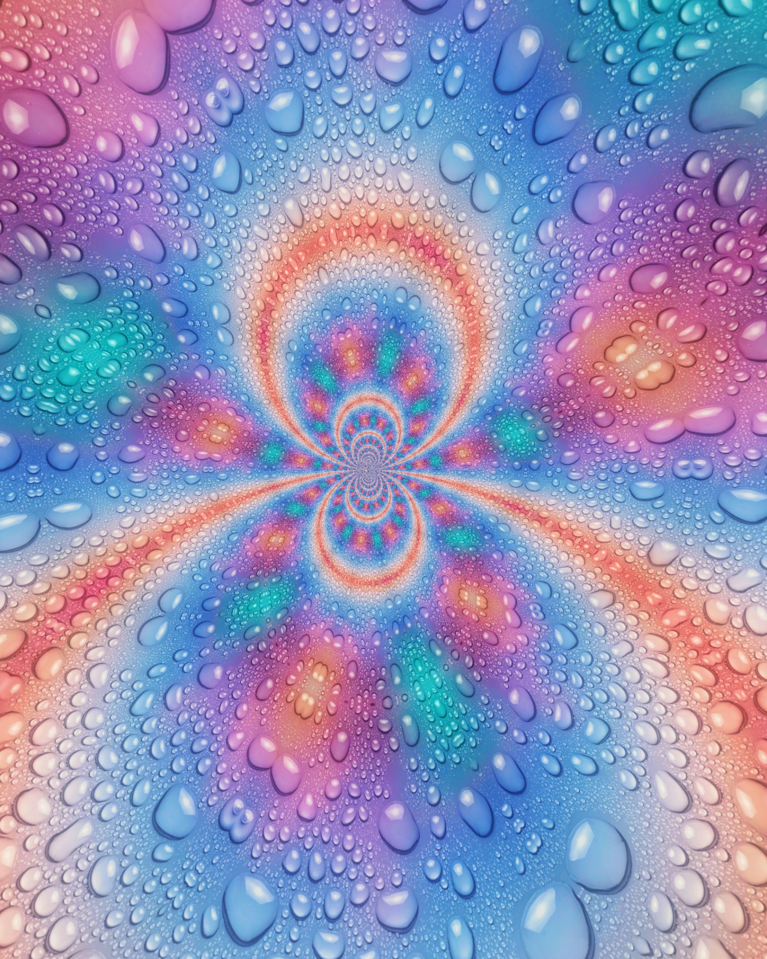 Fraktální kaleidoskop Abstrakt