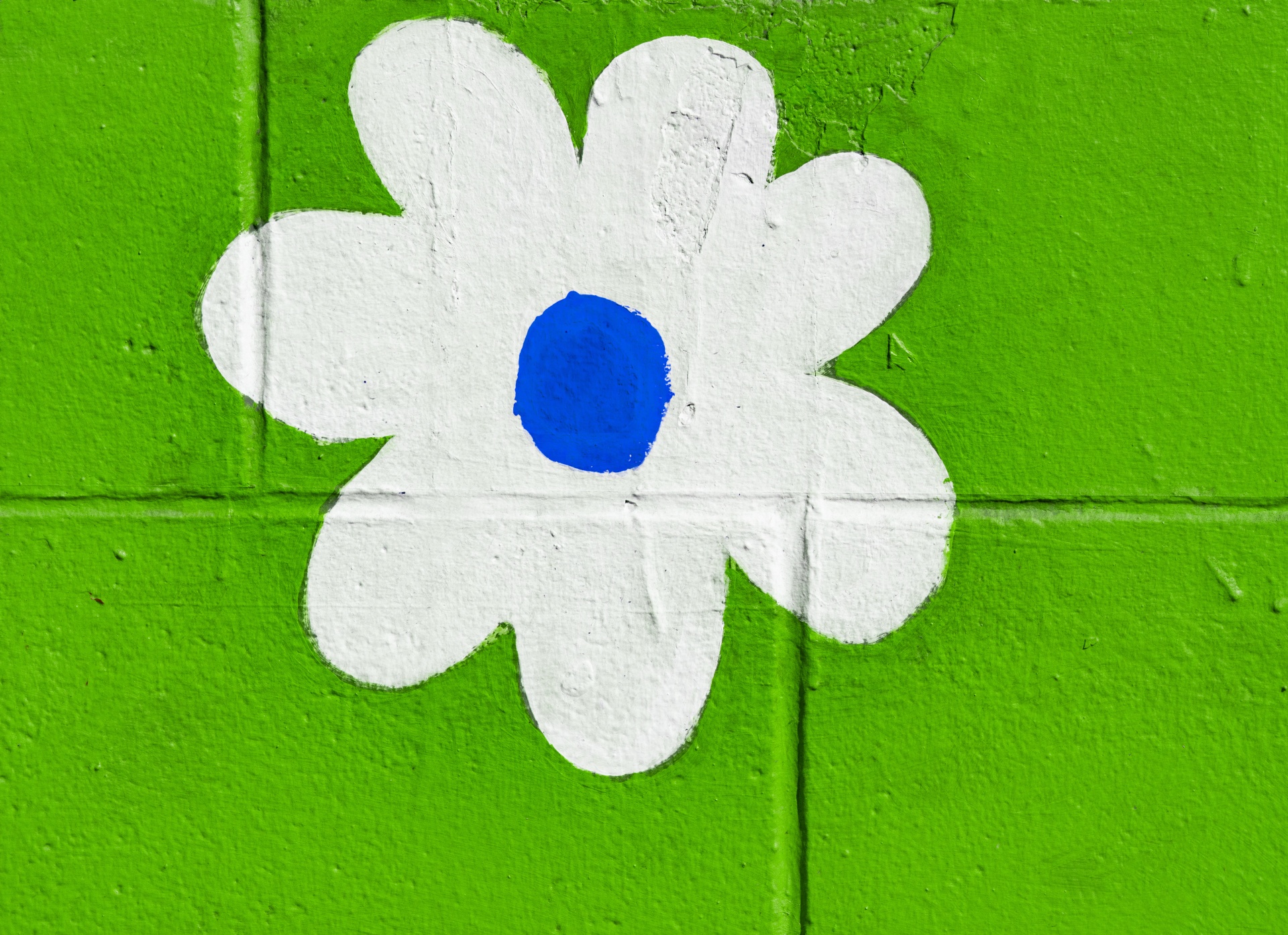 Graffiti květina