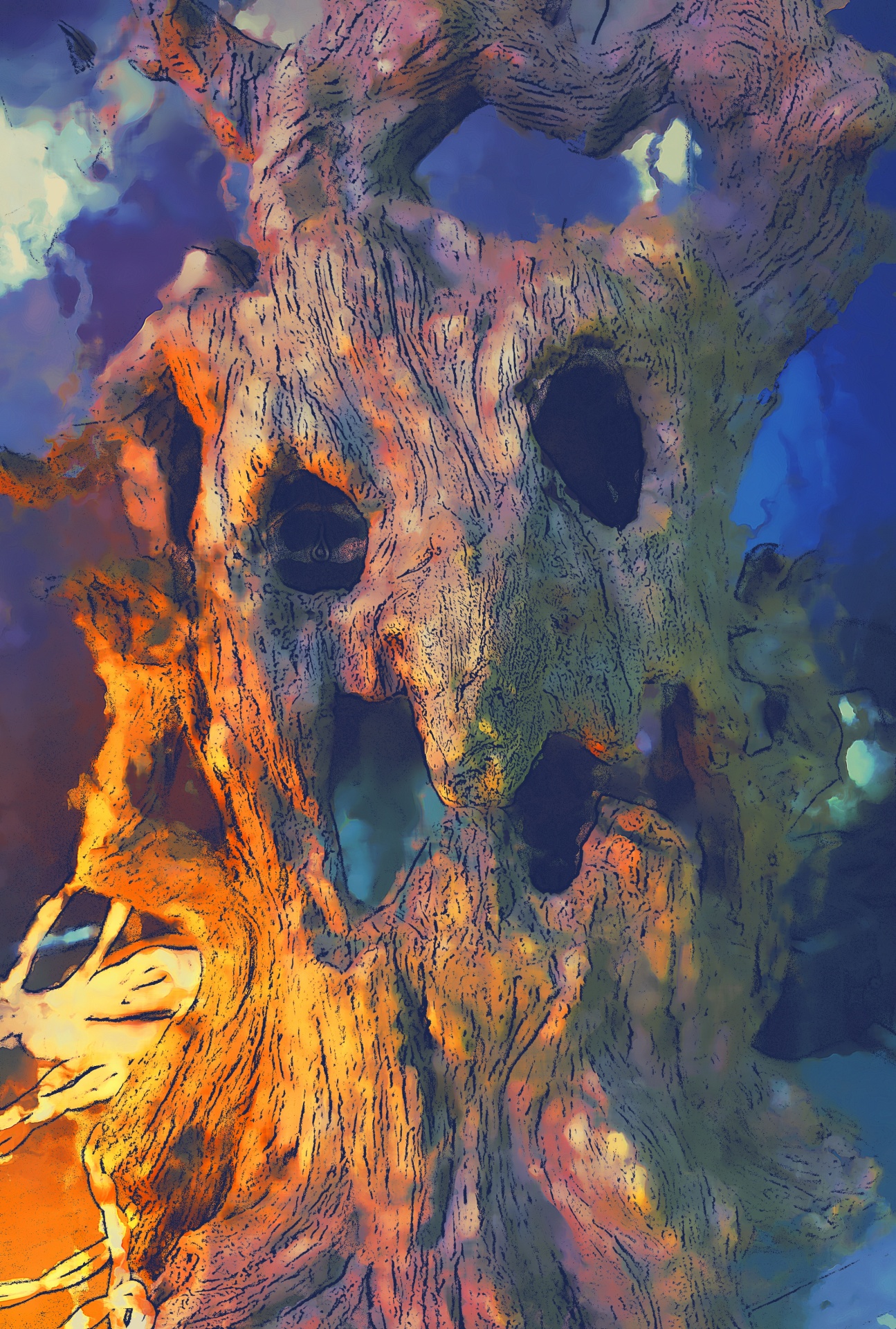Strašidelný Halloween Tree