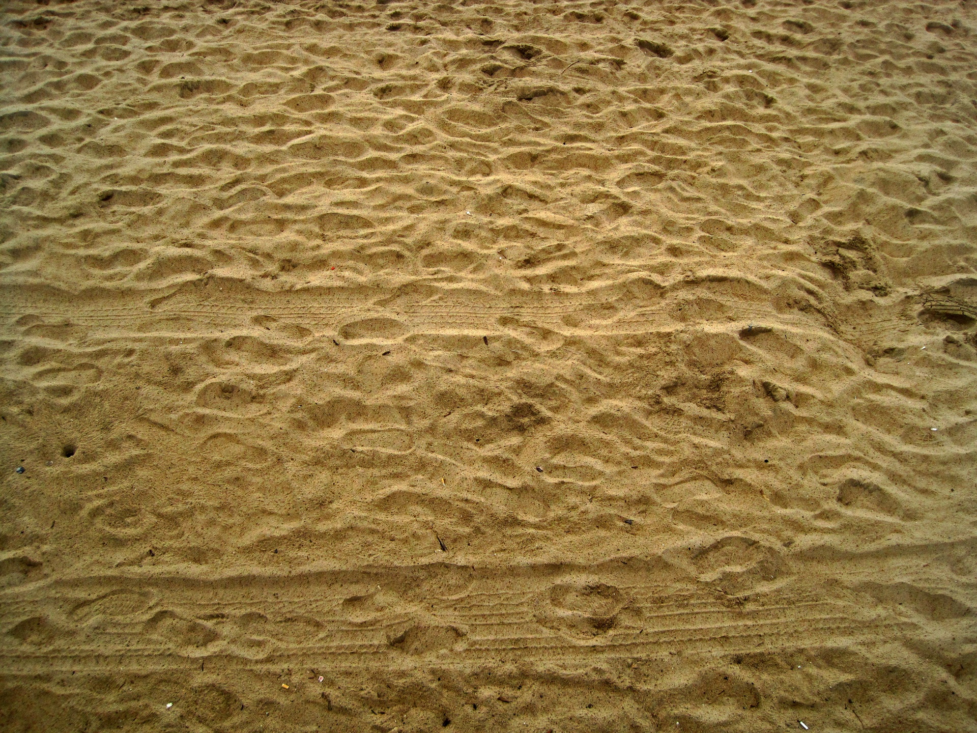 Vysoce frekventovaný plážový písek