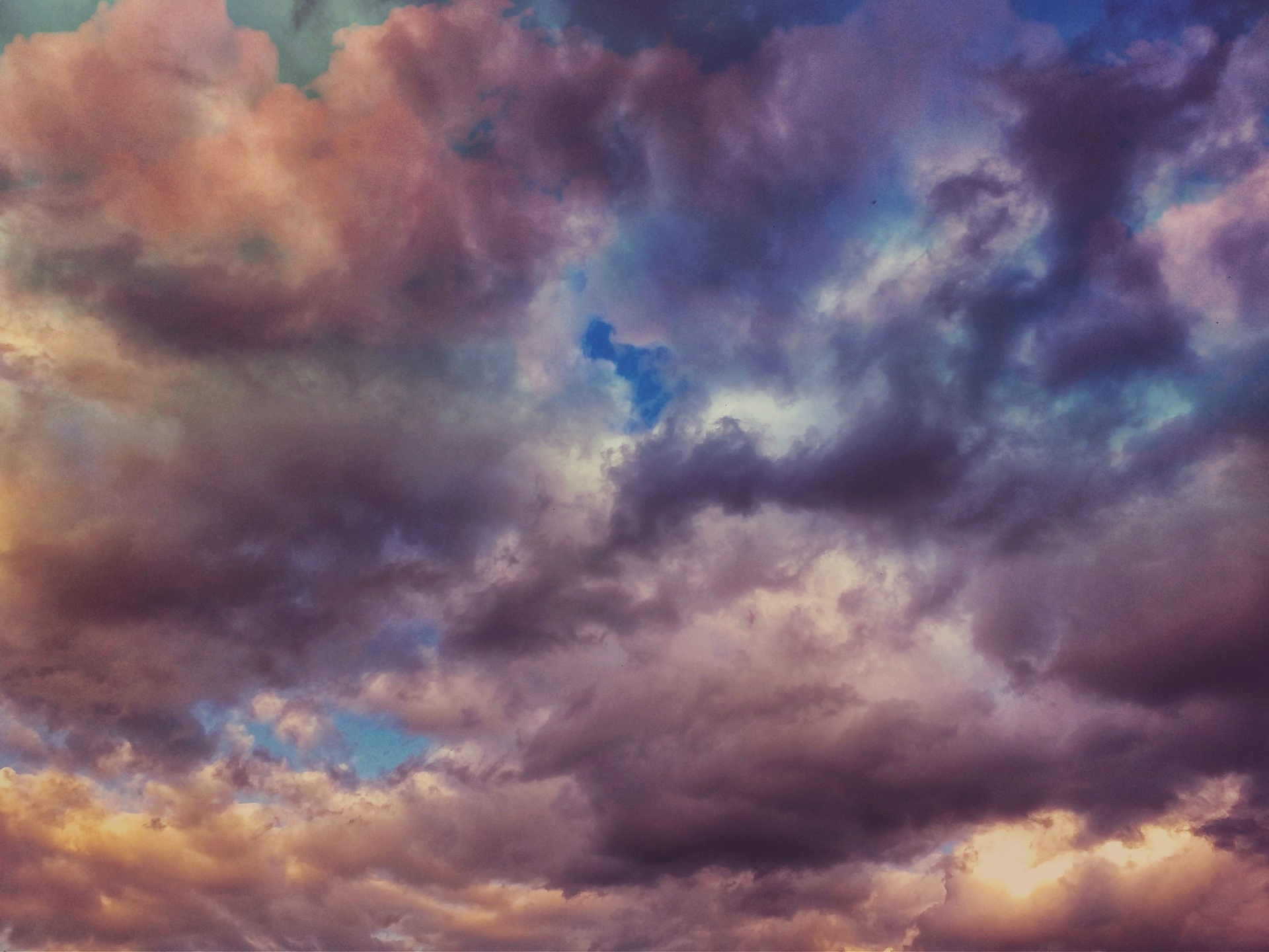 Hemelwolken achtergrondkleuren