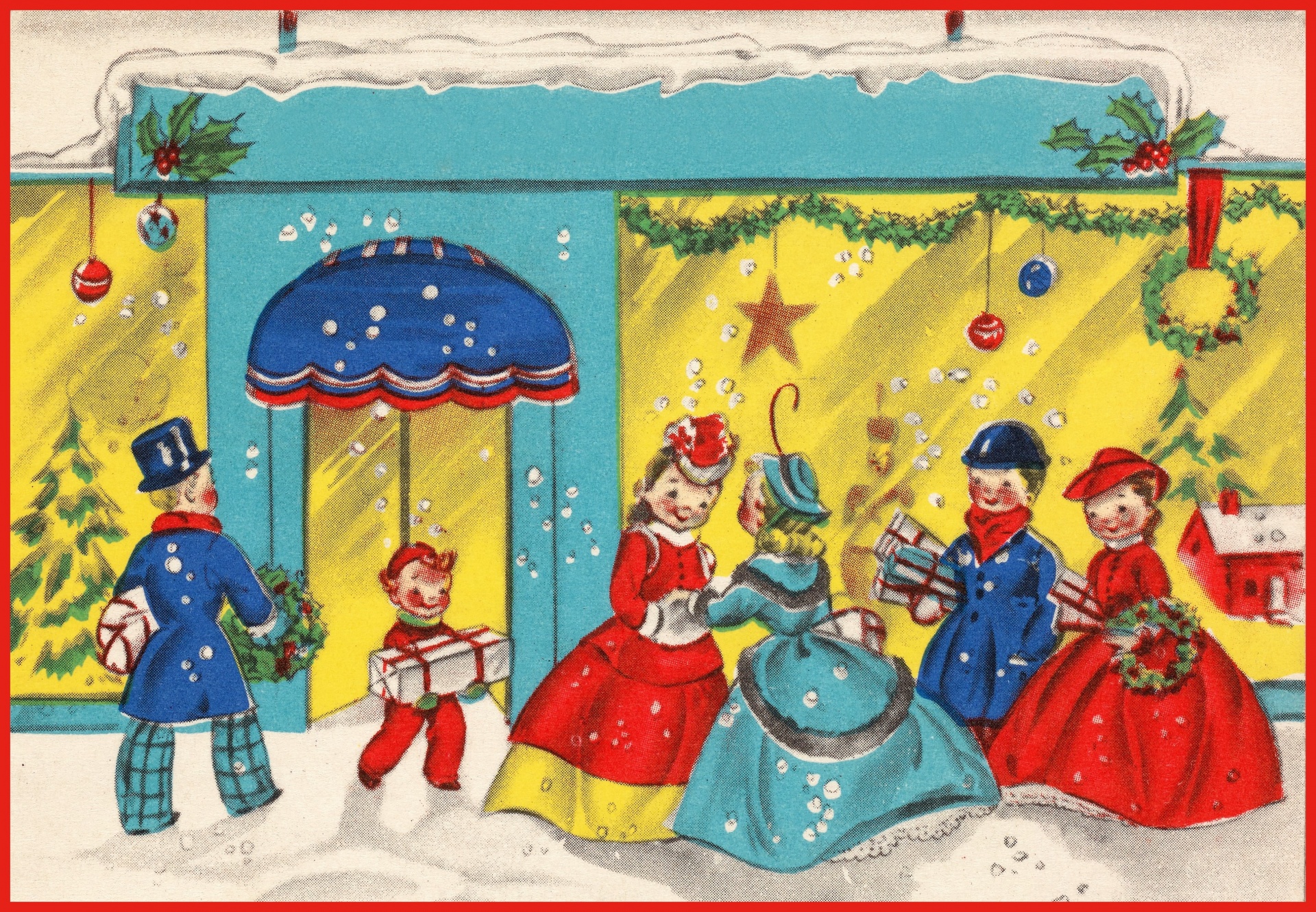Staré vánoční ilustrace - 2