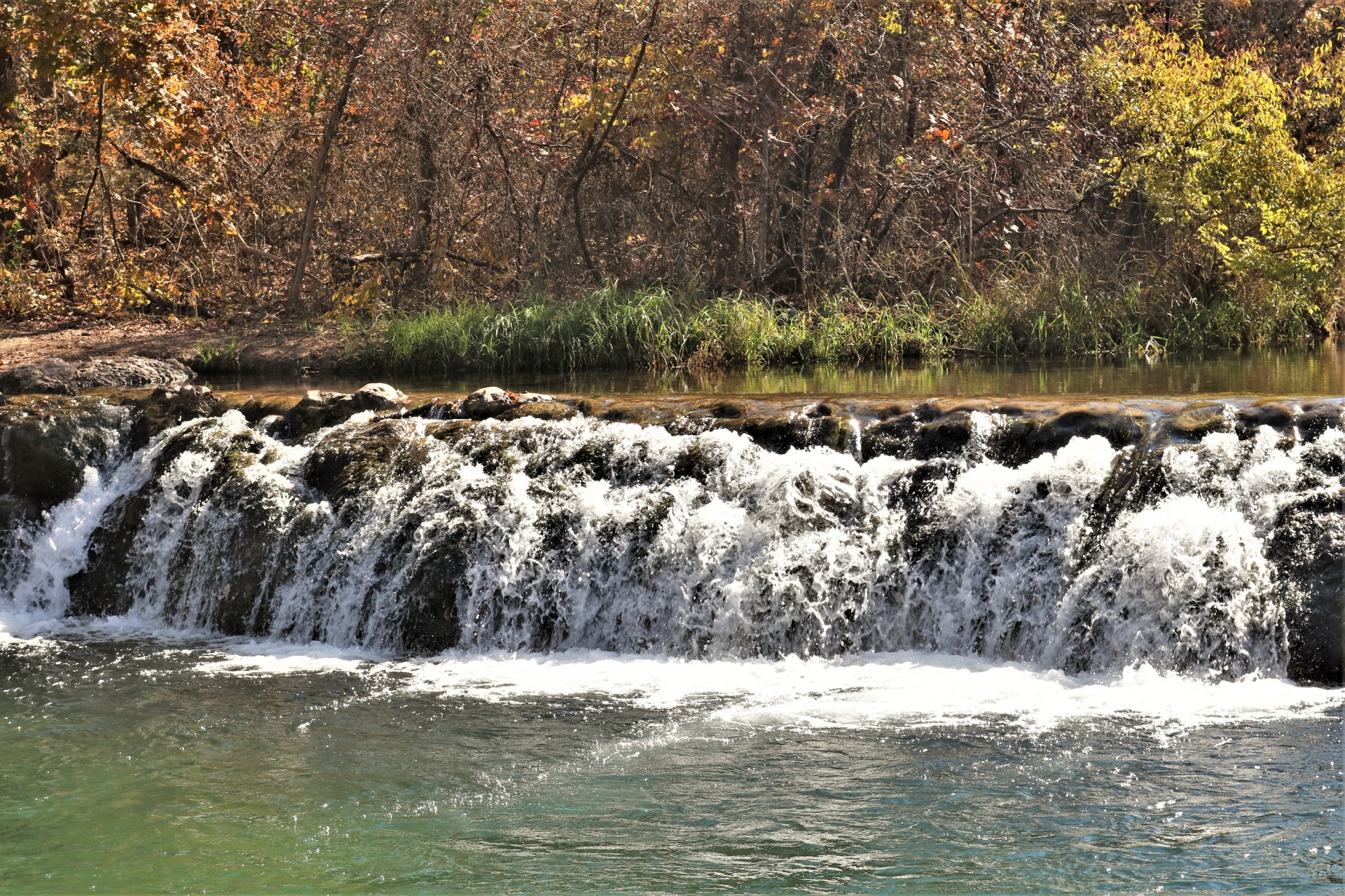 Malý vodopád Niagra na podzim