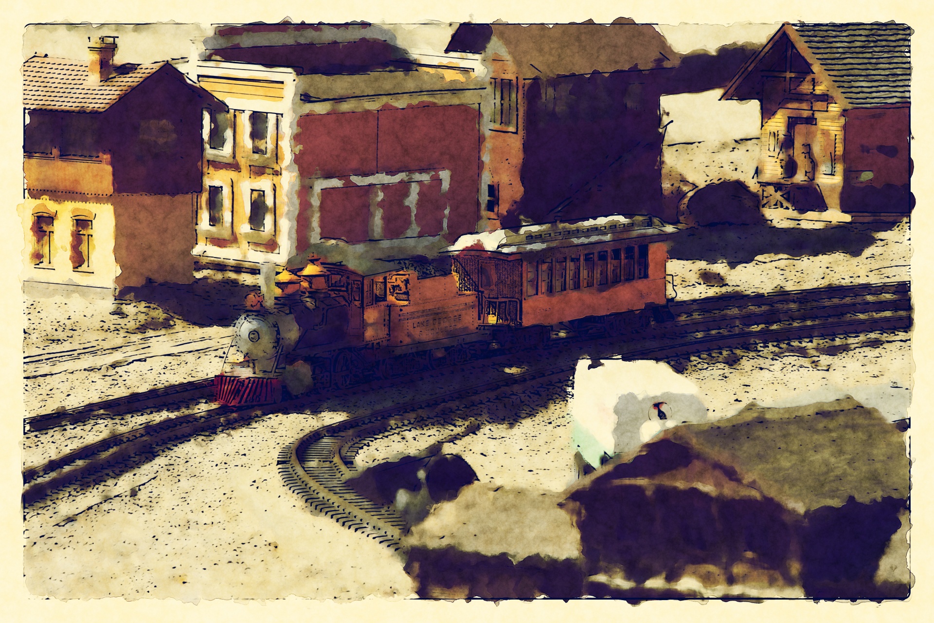 Miniaturní vlak