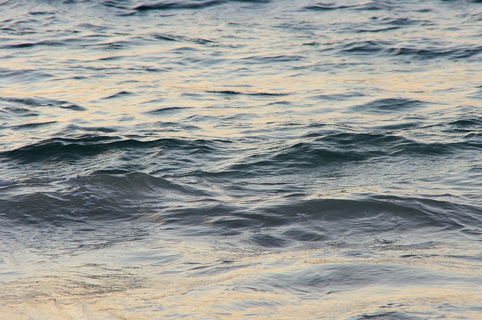 Olas minimalistas en el océano