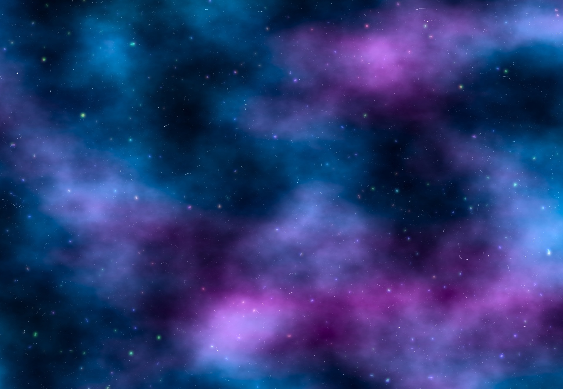 Espaço de estrelas de nebulosa