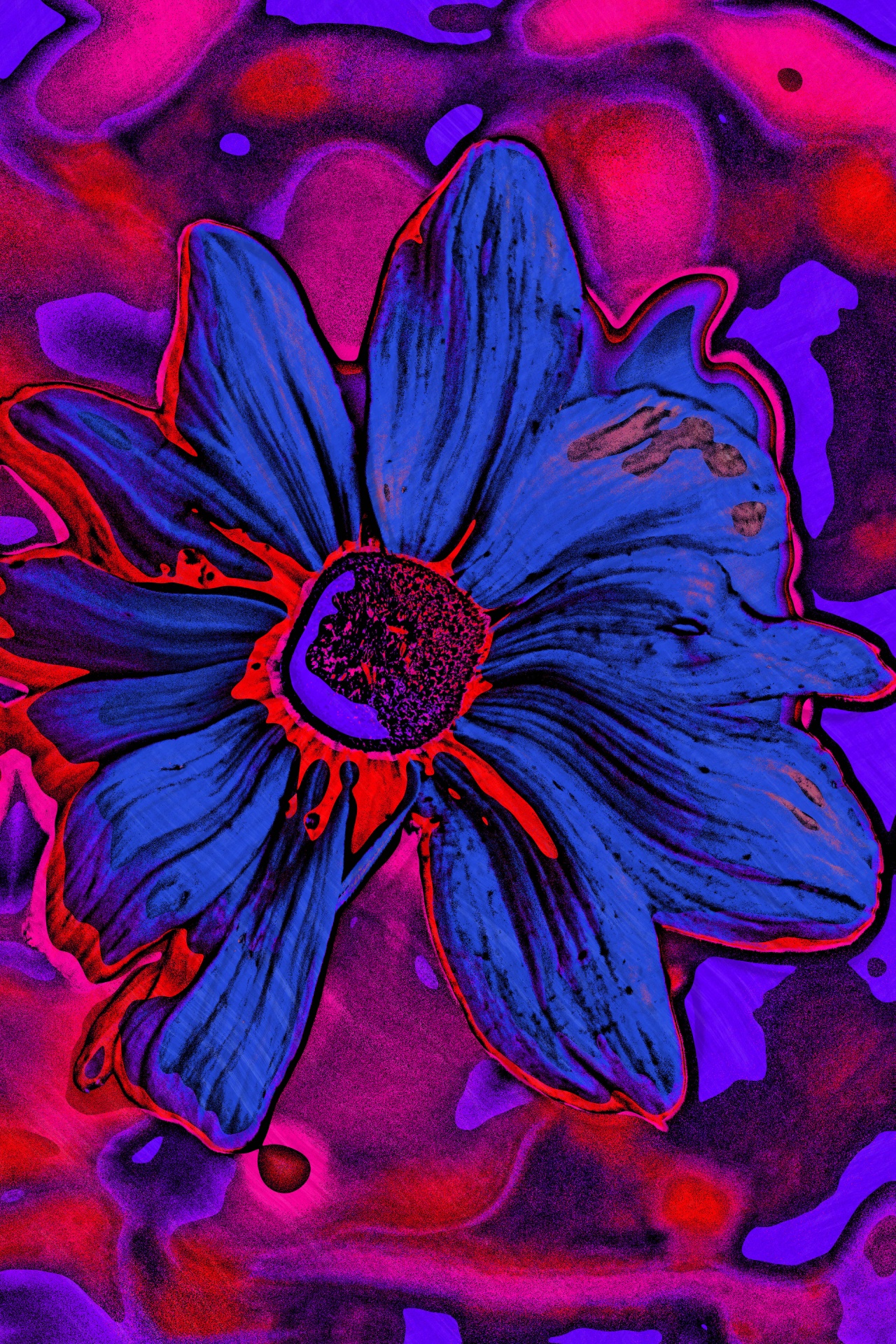 Květ Neon Picasso