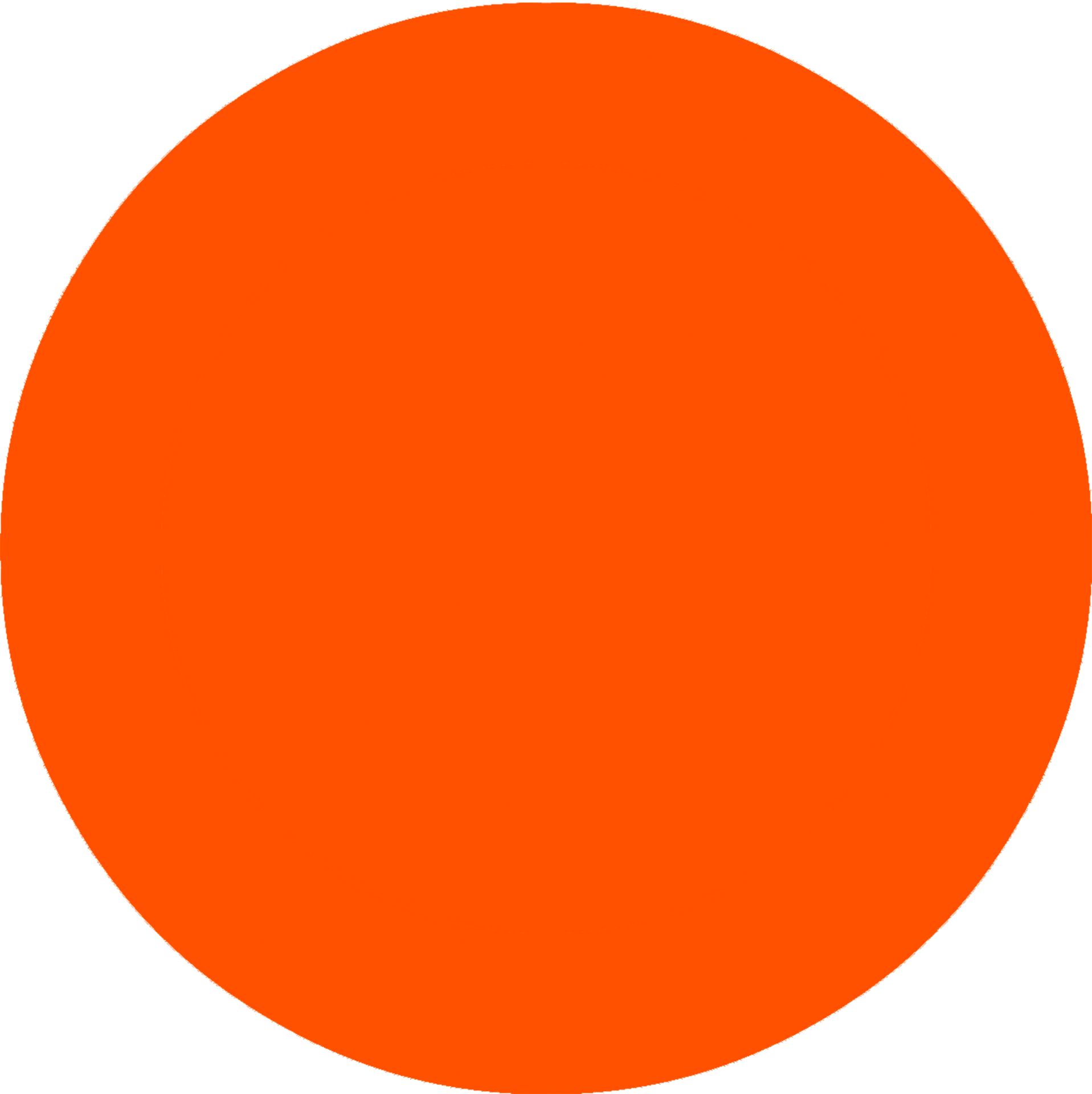 Orange cirkel