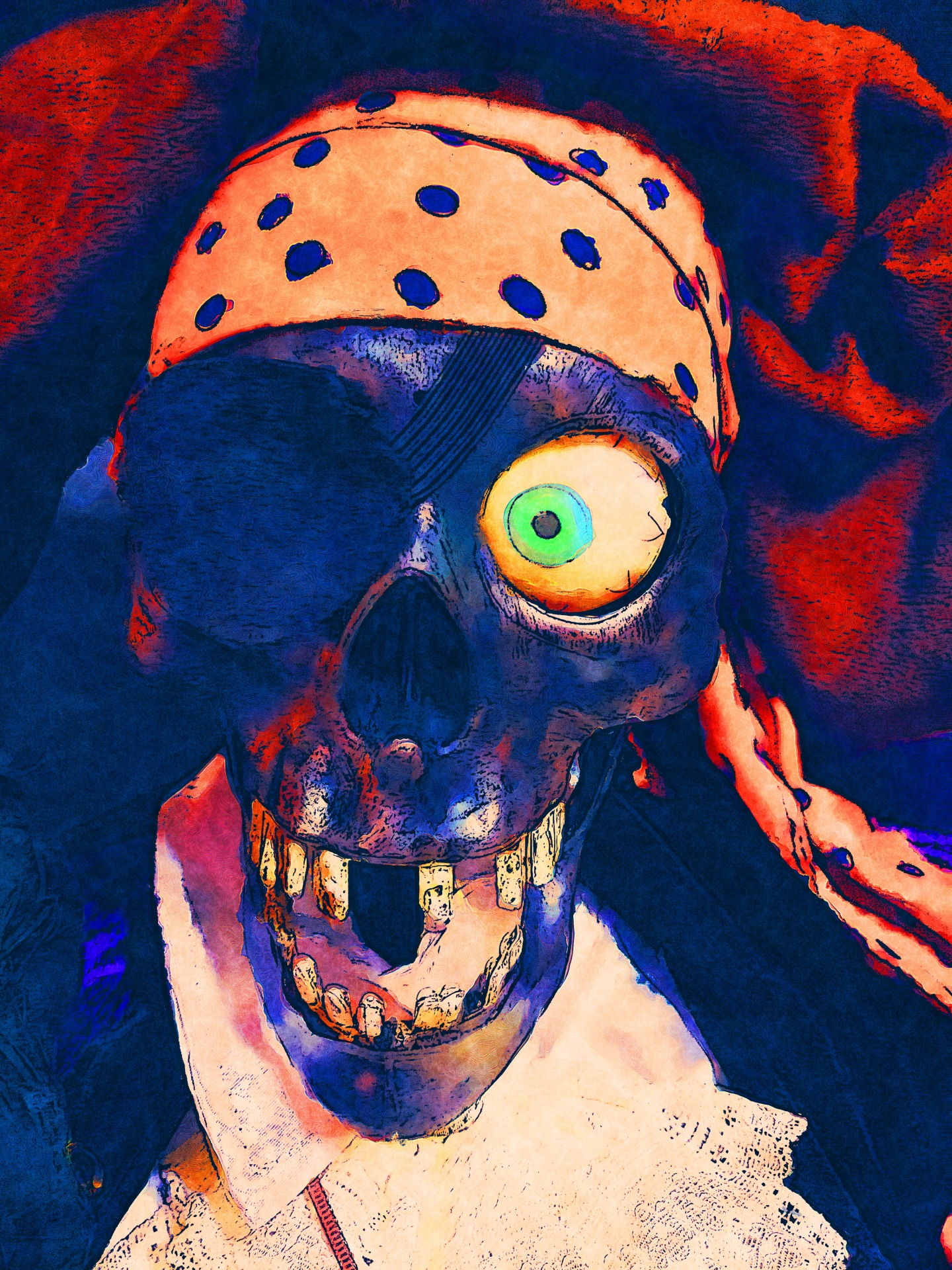 Esqueleto pirata