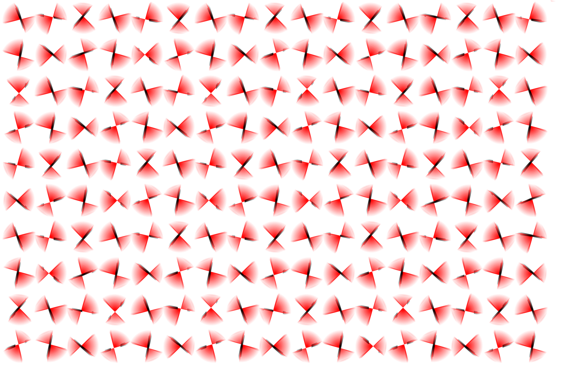 Pajarita roja repetir patrón de mosaico