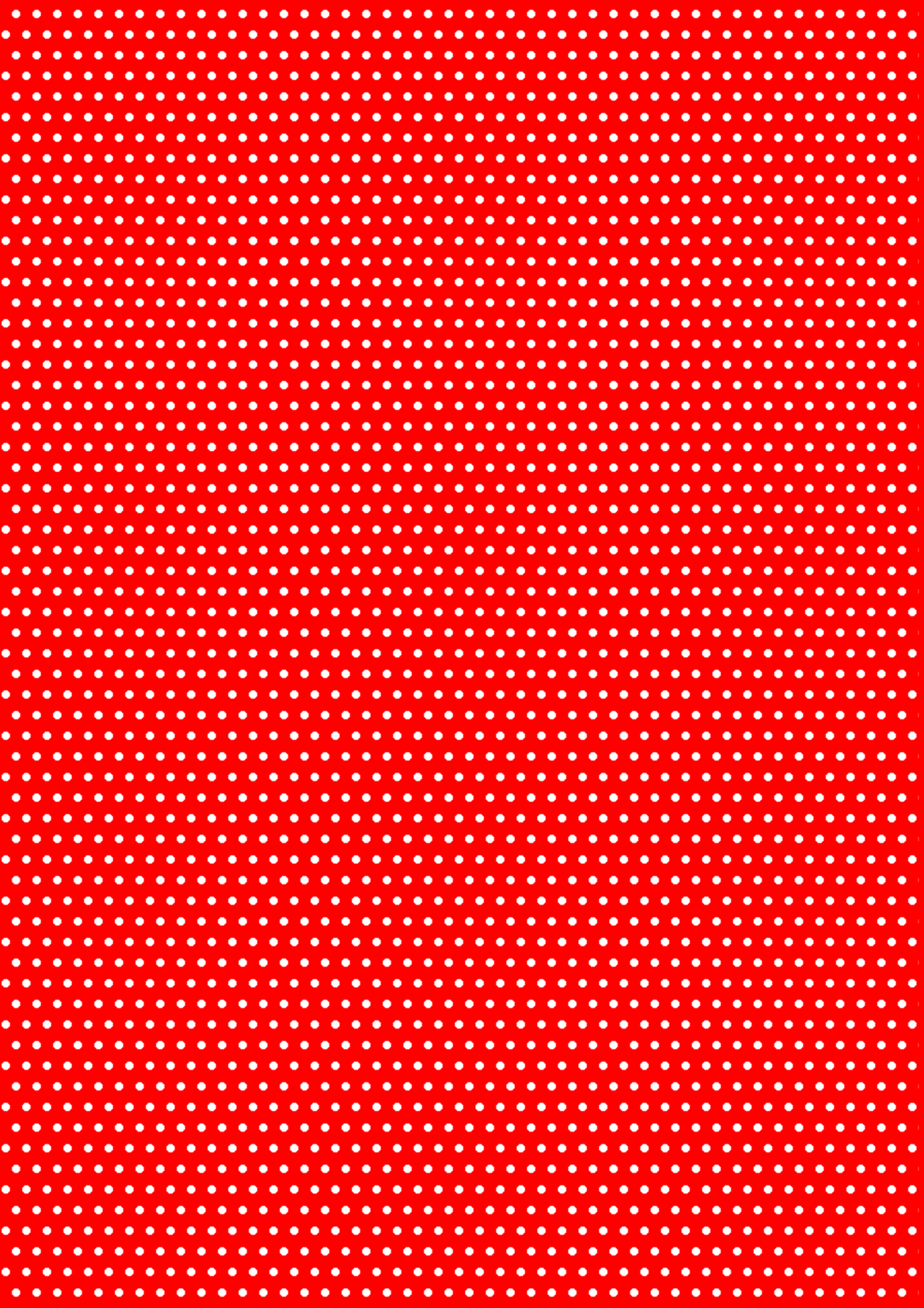 Červené bílé puntíky