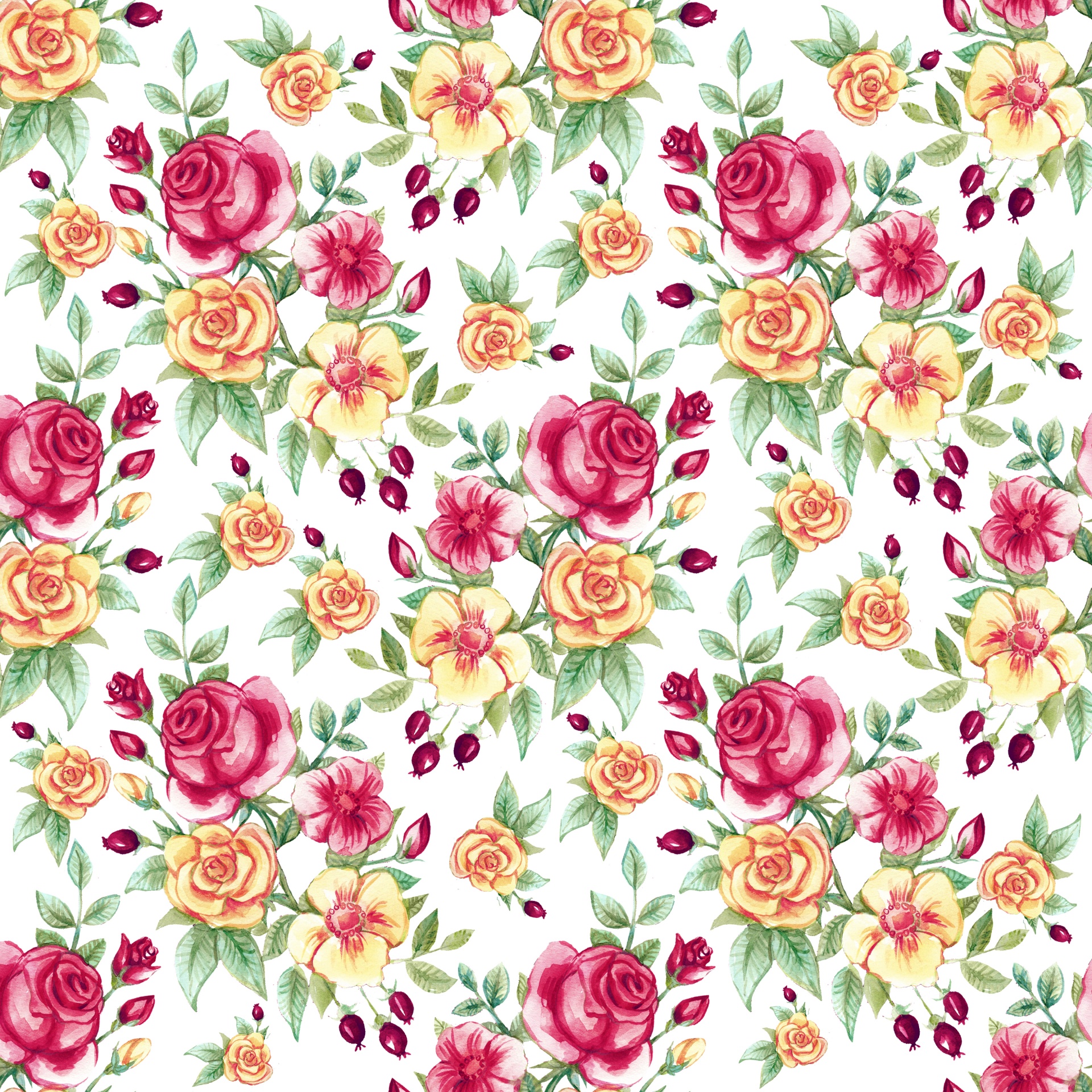 Roses Vintage Wallpaper Background