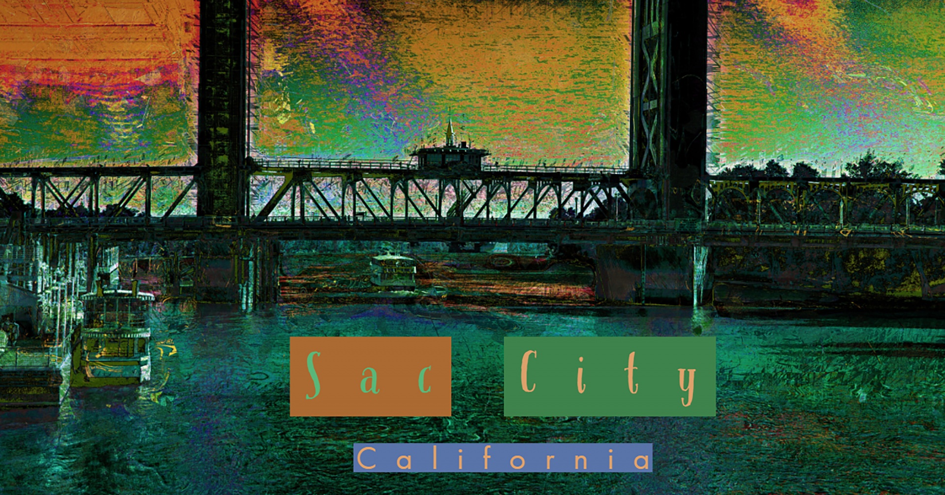 Cestovní plakát Sacramento
