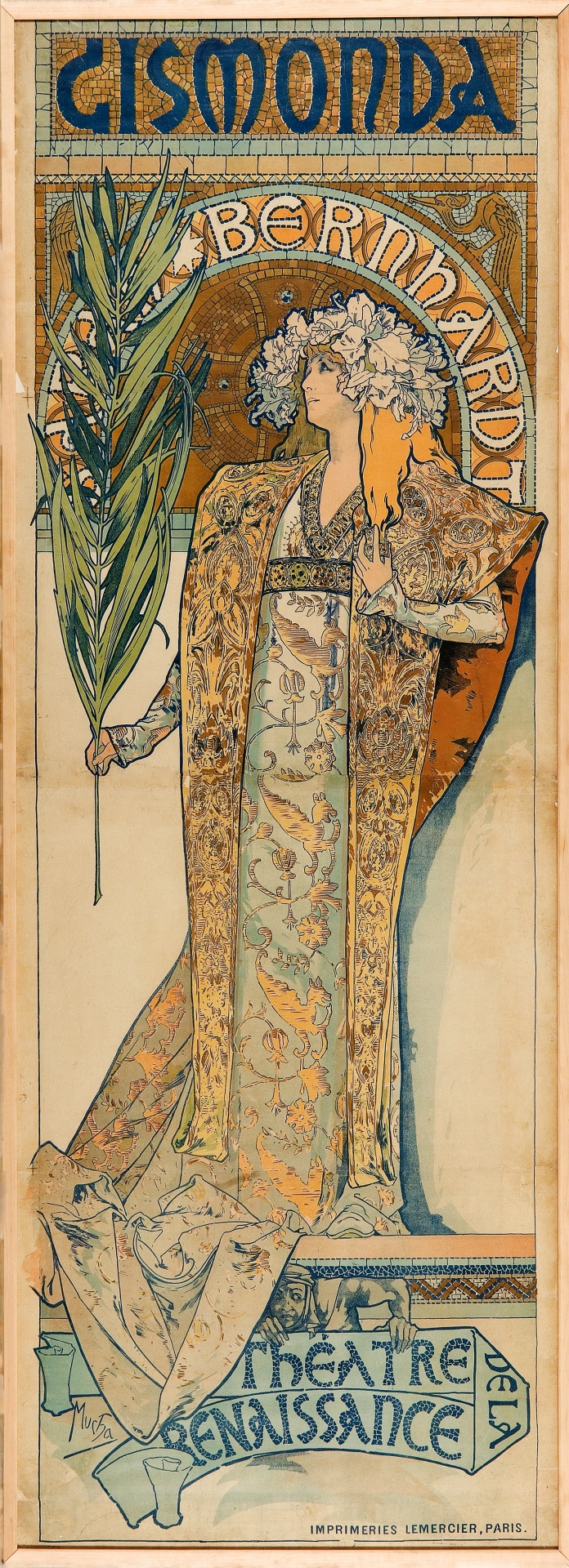 Sarah Bernhardt Vintage Plakát