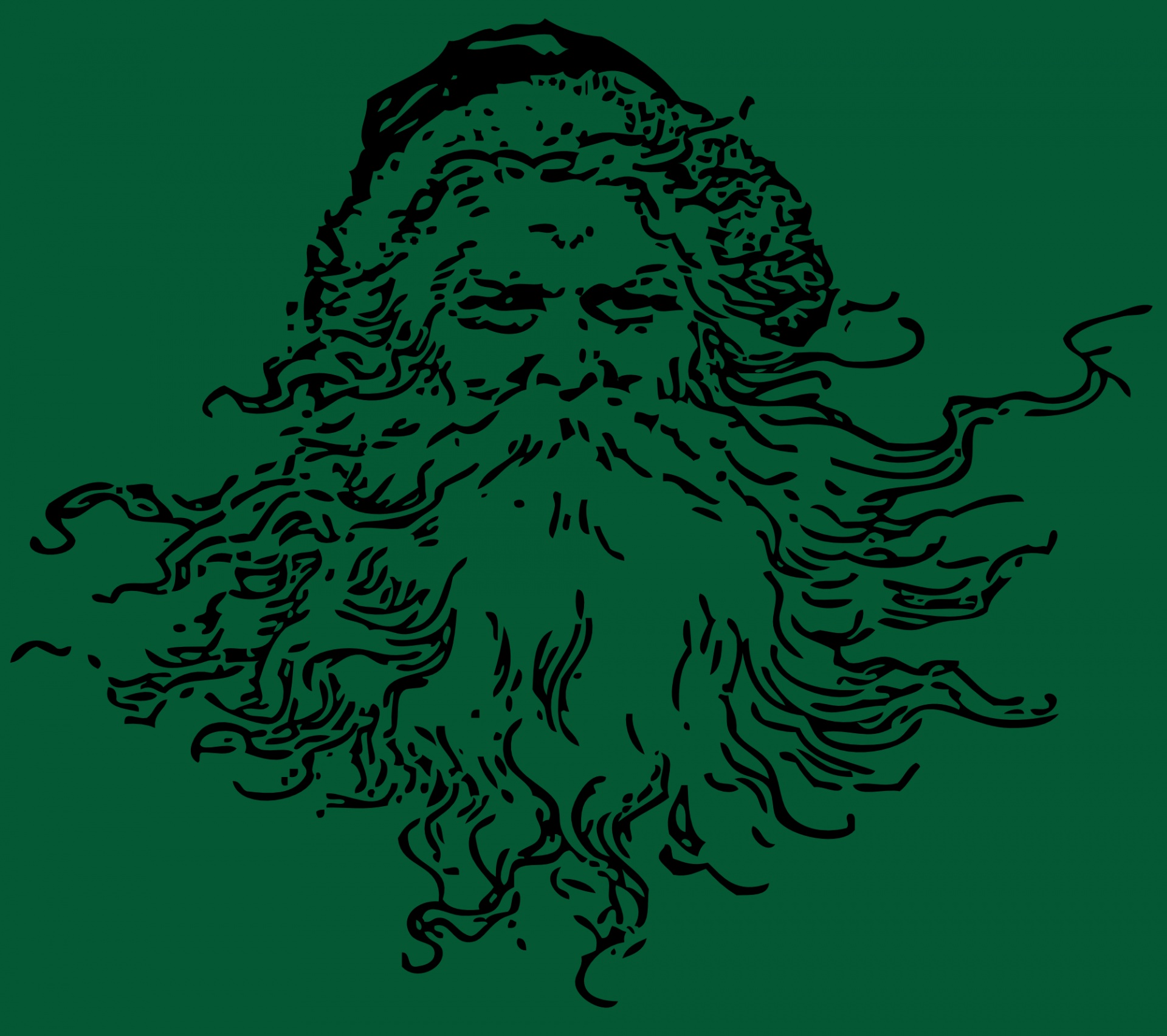 Grave Santa en verde
