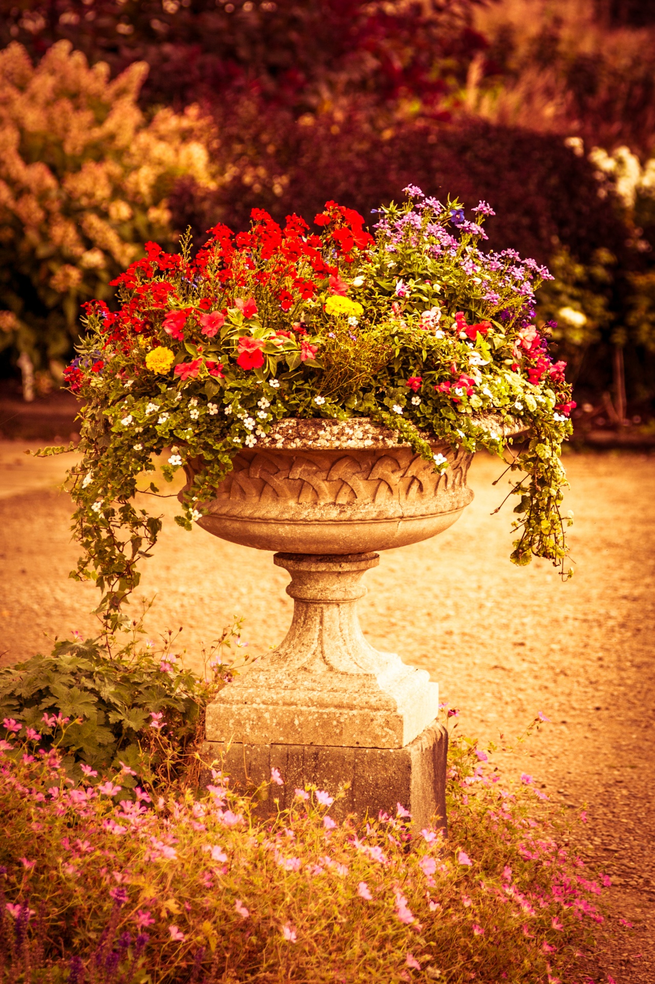 Stone Flowerpot