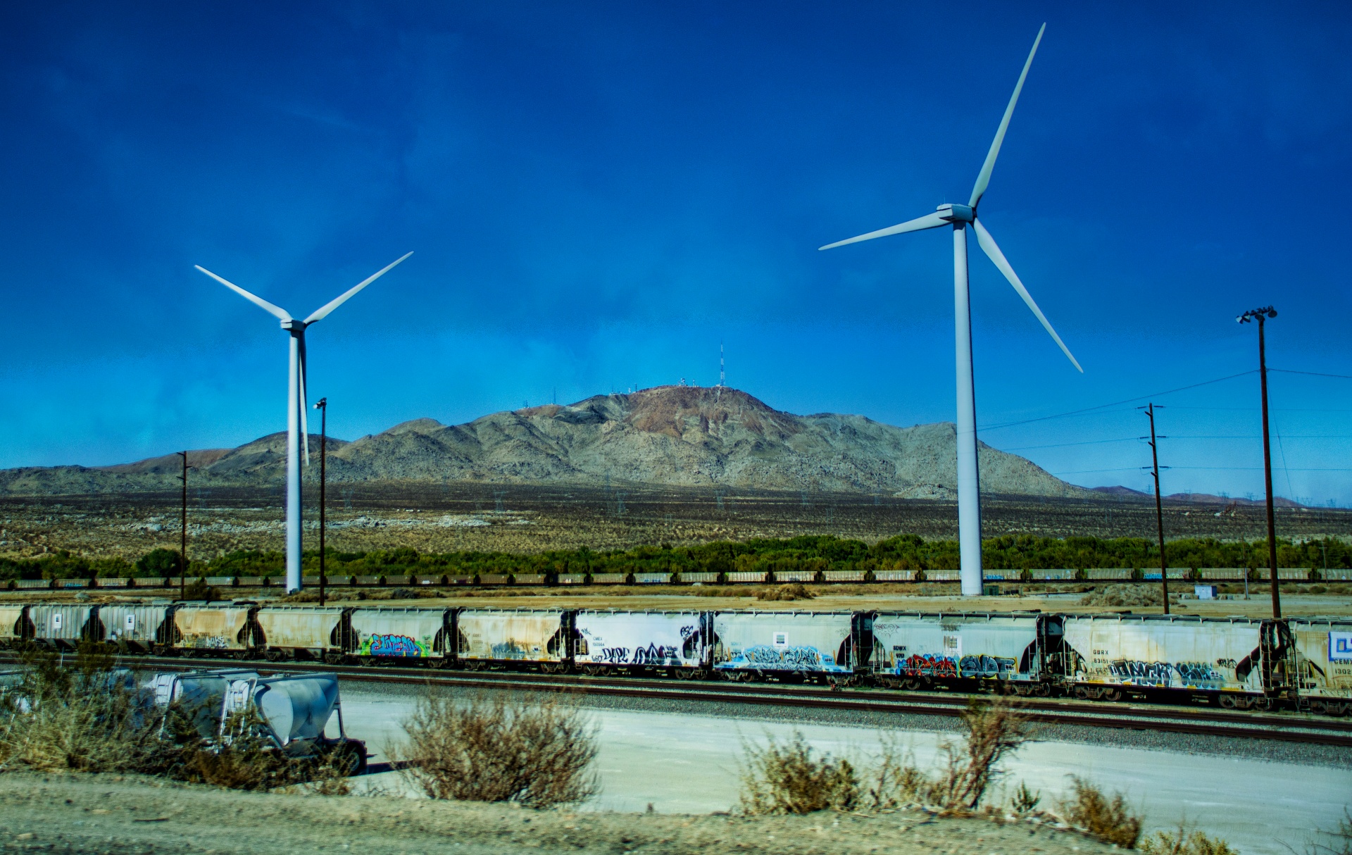 Trains And Wind Turbines