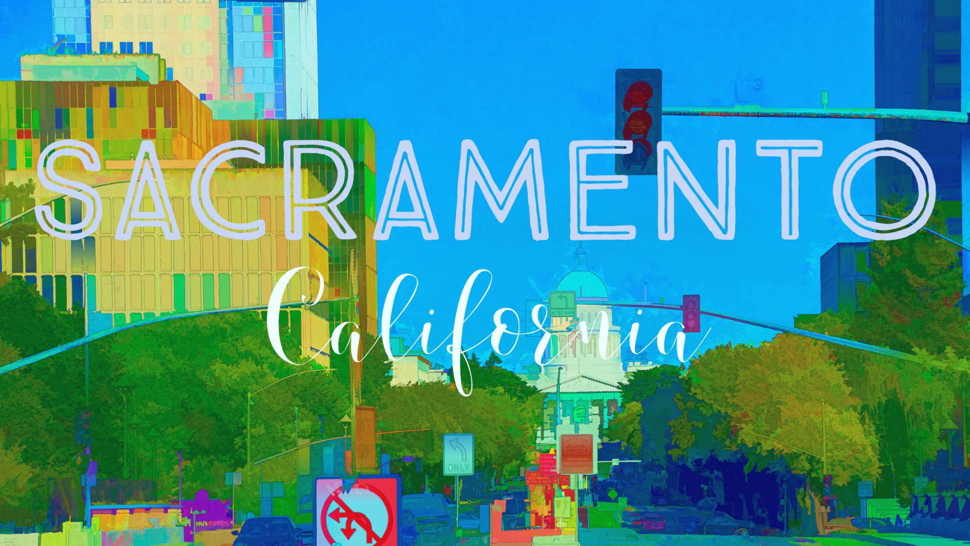 Cestovní plakát Sacramento