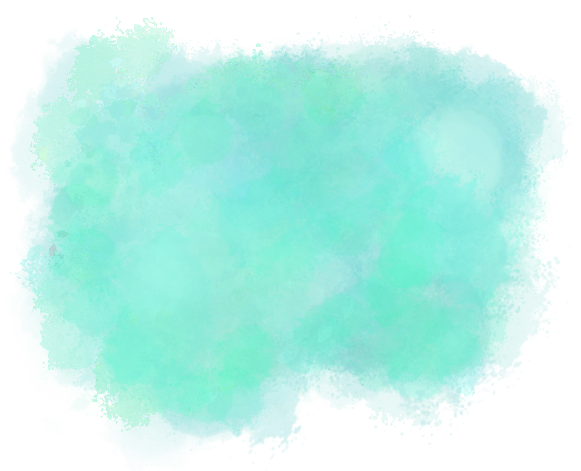 Turquoise Watercolor Splash