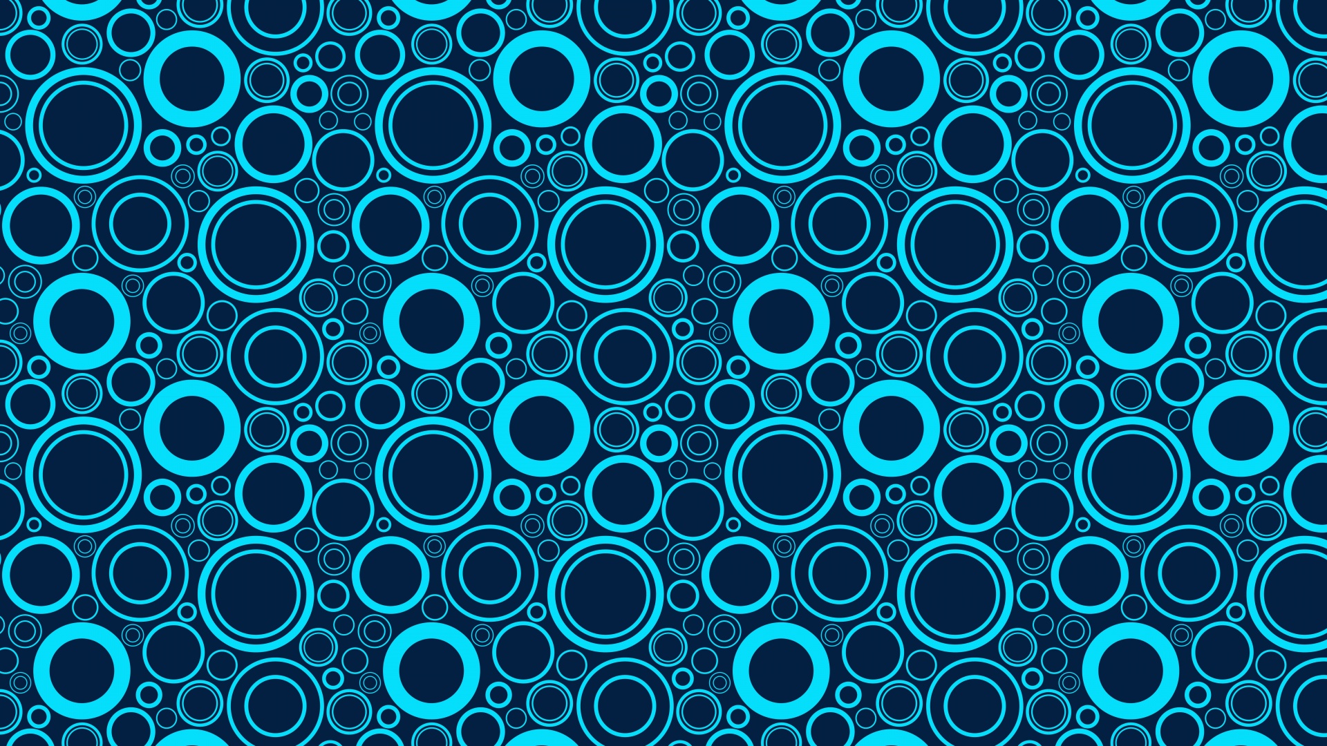 Zářivé modré kruhy