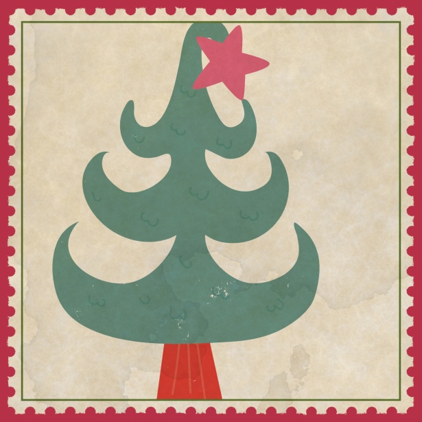 Vintage Christmas Tree Free Stock Photo - Public Domain Pictures