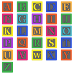 Litere alfabet AZ