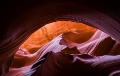 Formation rocheuse d'Antelope Canyon
