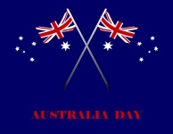 Australië dag vlaggen achtergrond