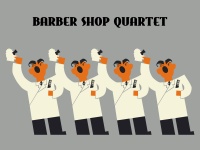 Quartetto di barbiere Poster