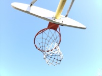 Basketball Hoop Underneath